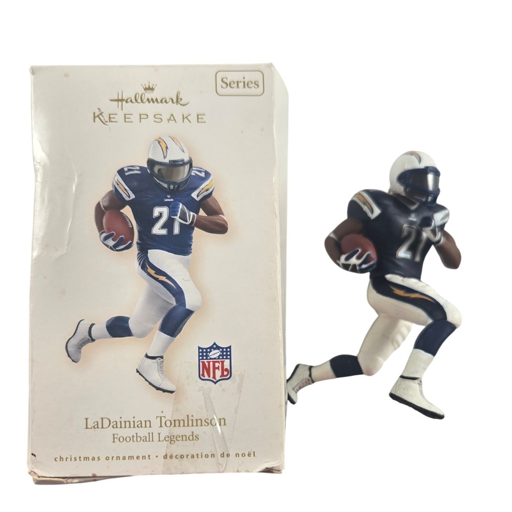 Hallmark Ornament LaDainian Tomlinson San Diego Chargers Football Legends #21